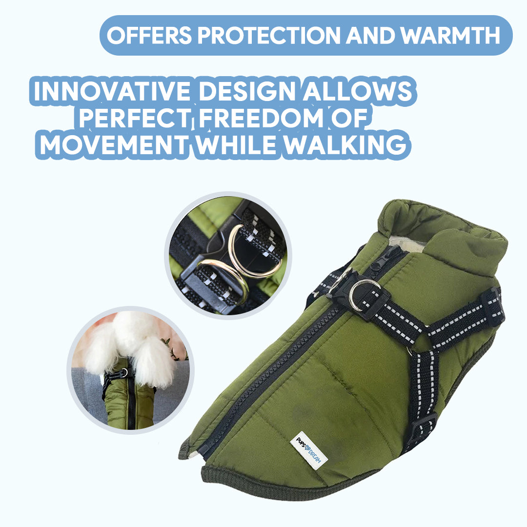 Waterproof Dog Fleece Coat